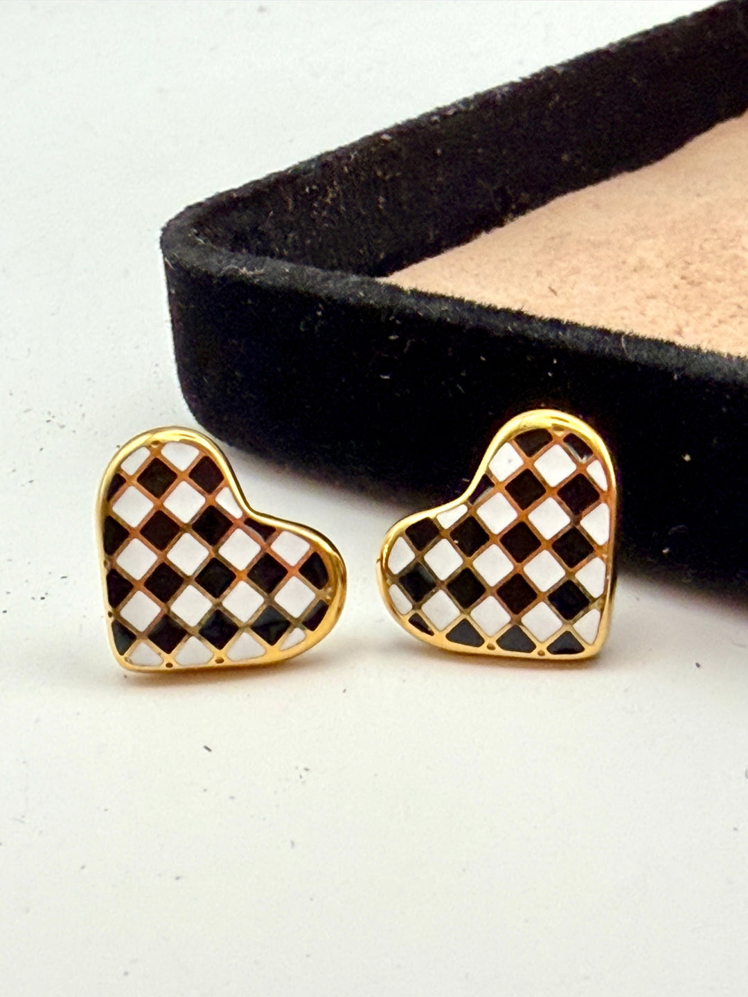 Check Me Out Heart Studs