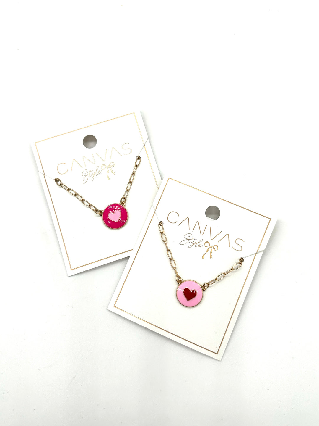 Love Heart Gold Chain Necklace