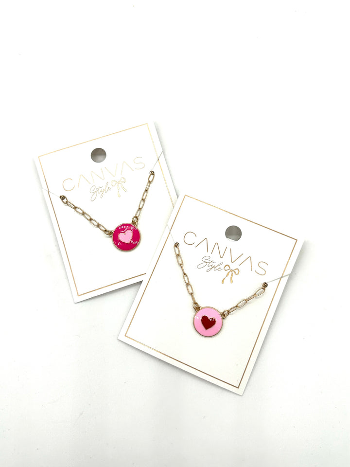 Love Heart Gold Chain Necklace