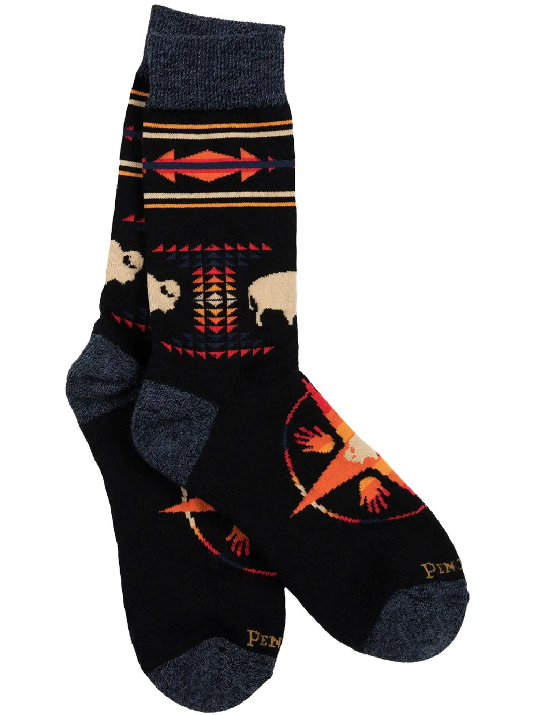 Pendelton Aztec Buffalo Socks