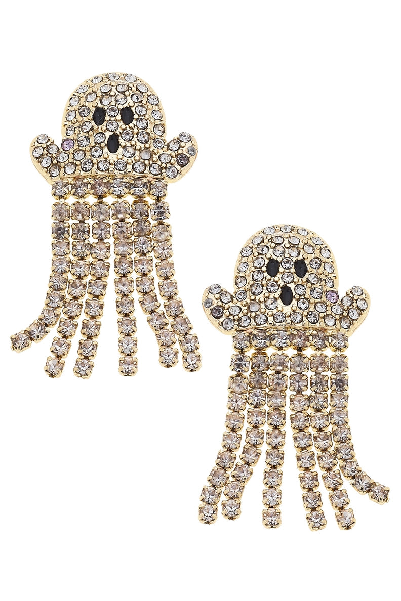 Pave Ghost Earrings