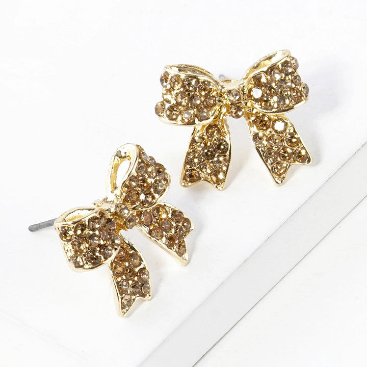 Sparkle & Shine Bow Earrings