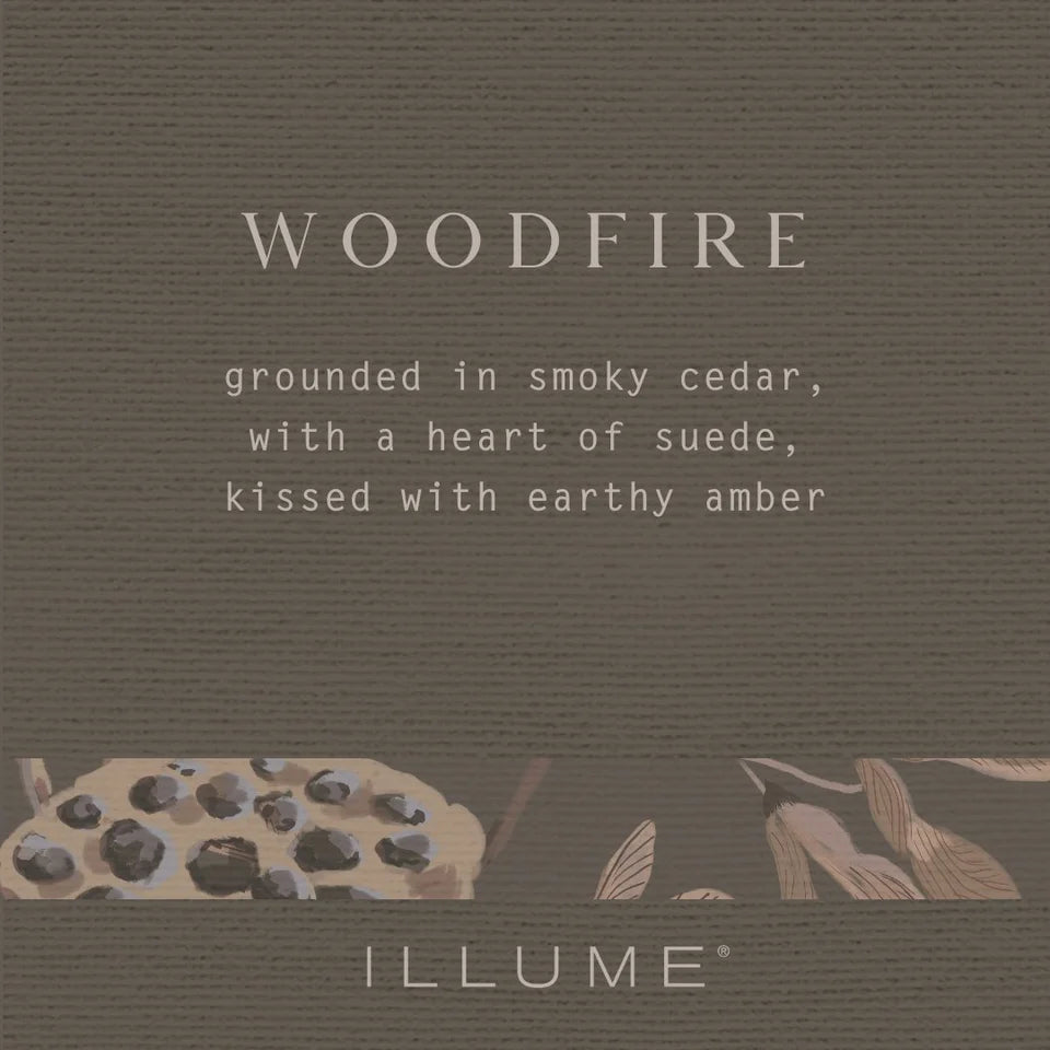 Woodfire Mercury Glass Pumpkin Candle by Illume