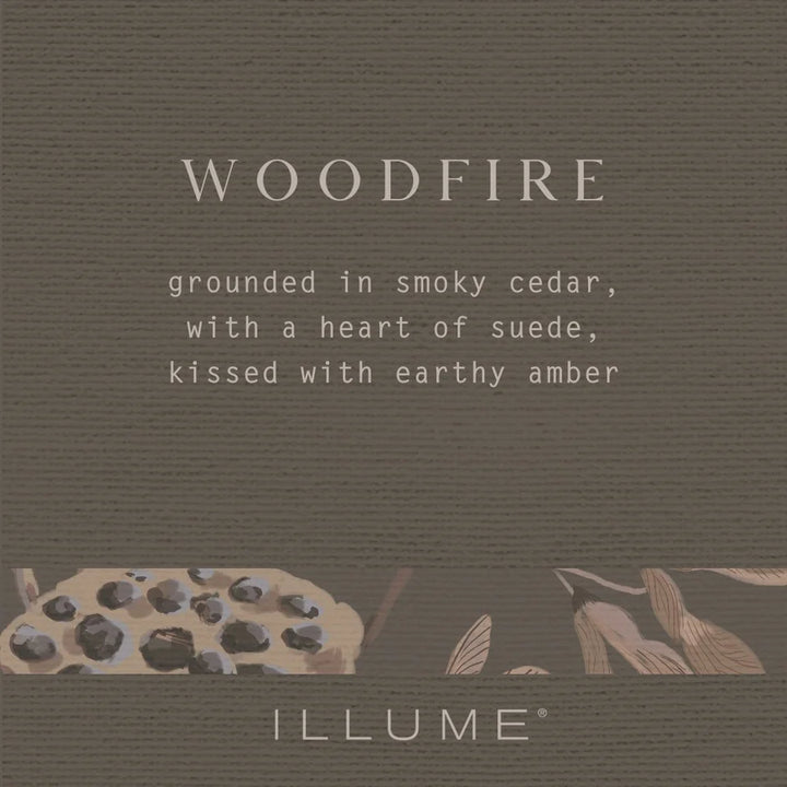 Woodfire Mercury Glass Pumpkin Candle by Illume