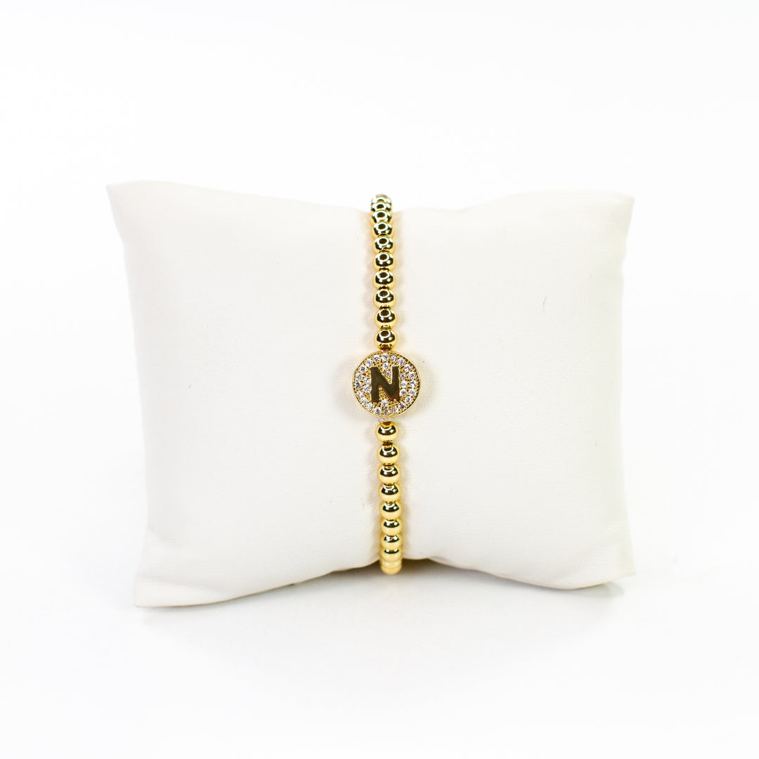 CZ Initial Bracelet