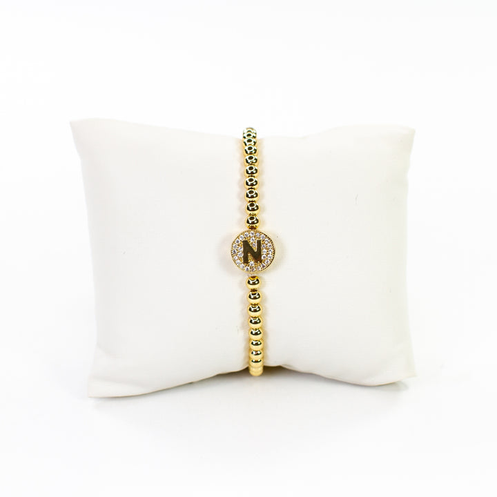 CZ Initial Bracelet