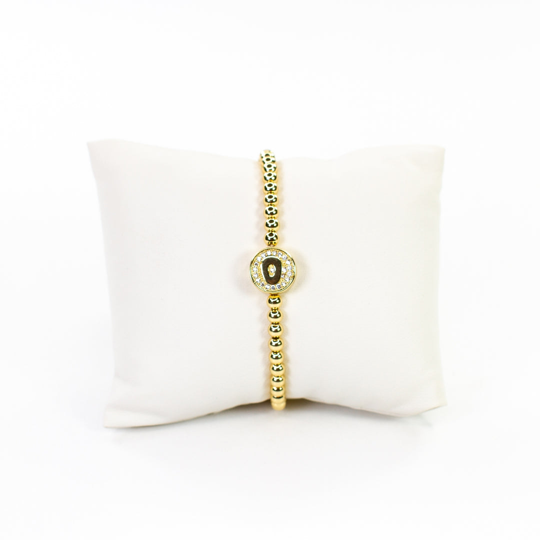 CZ Initial Bracelet