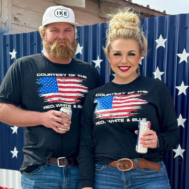 Courtesy of The Red, White, & Blue LONG SLEEVE TEE by Texas True Threads