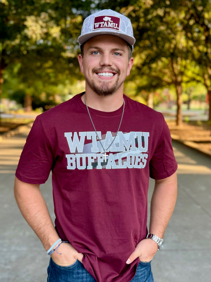 WTAMU Velocity Maroon Tee