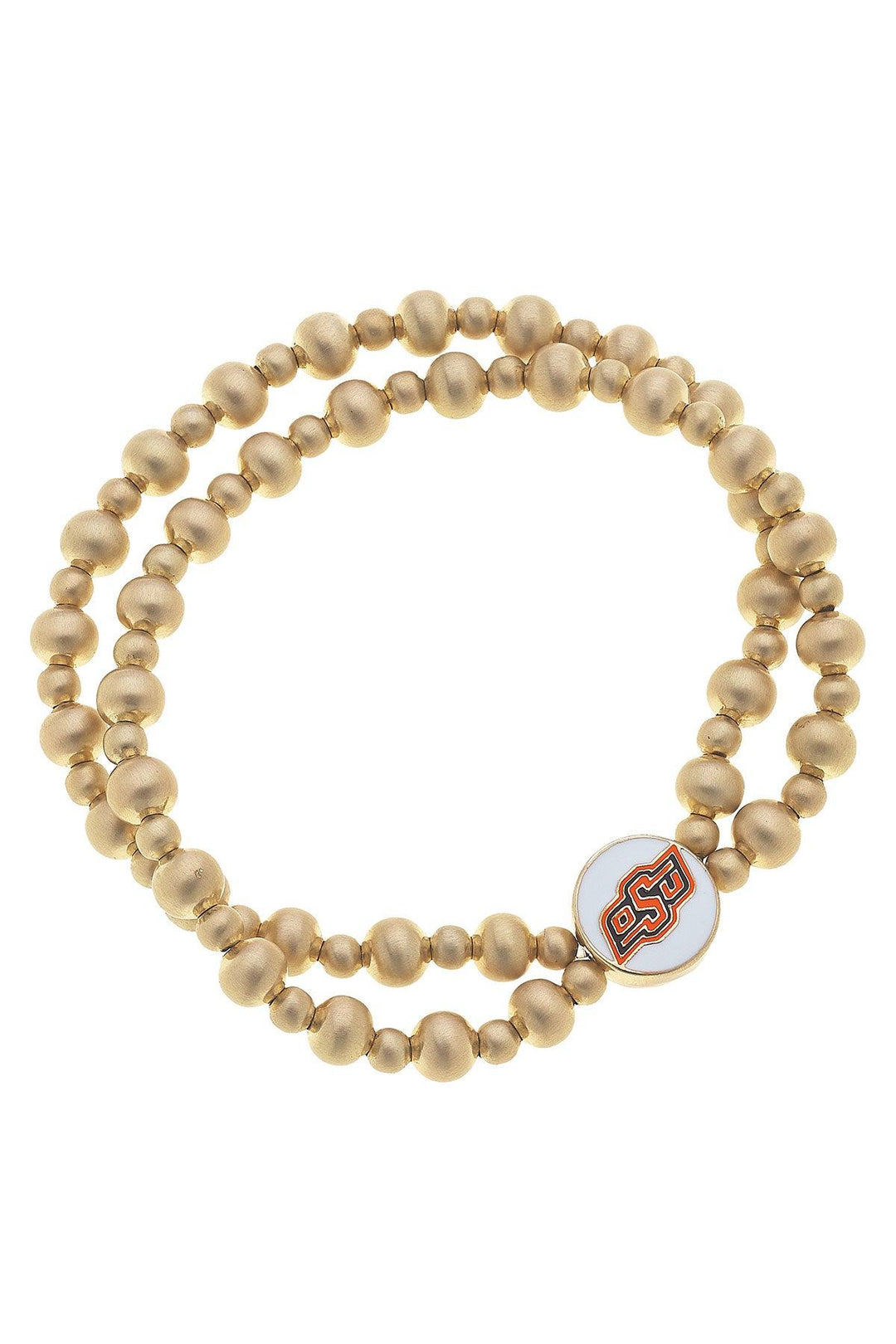 Collegiate Double Strand Pendant Bracelet