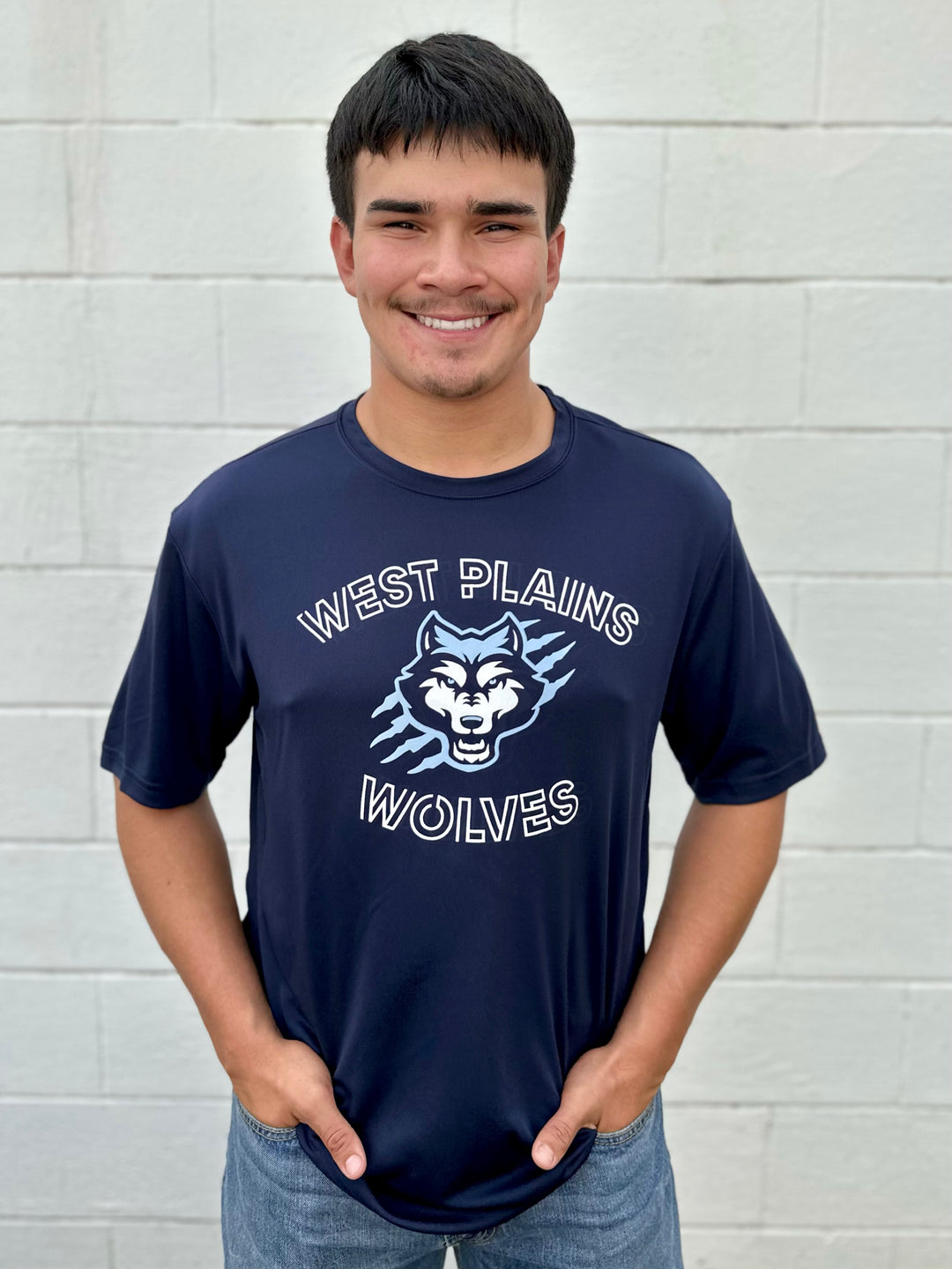 West Plains Wolves Collegiate Drifit Tee