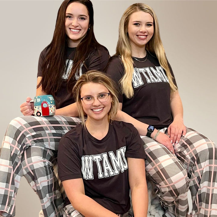 WTAMU Plaid PJ Set