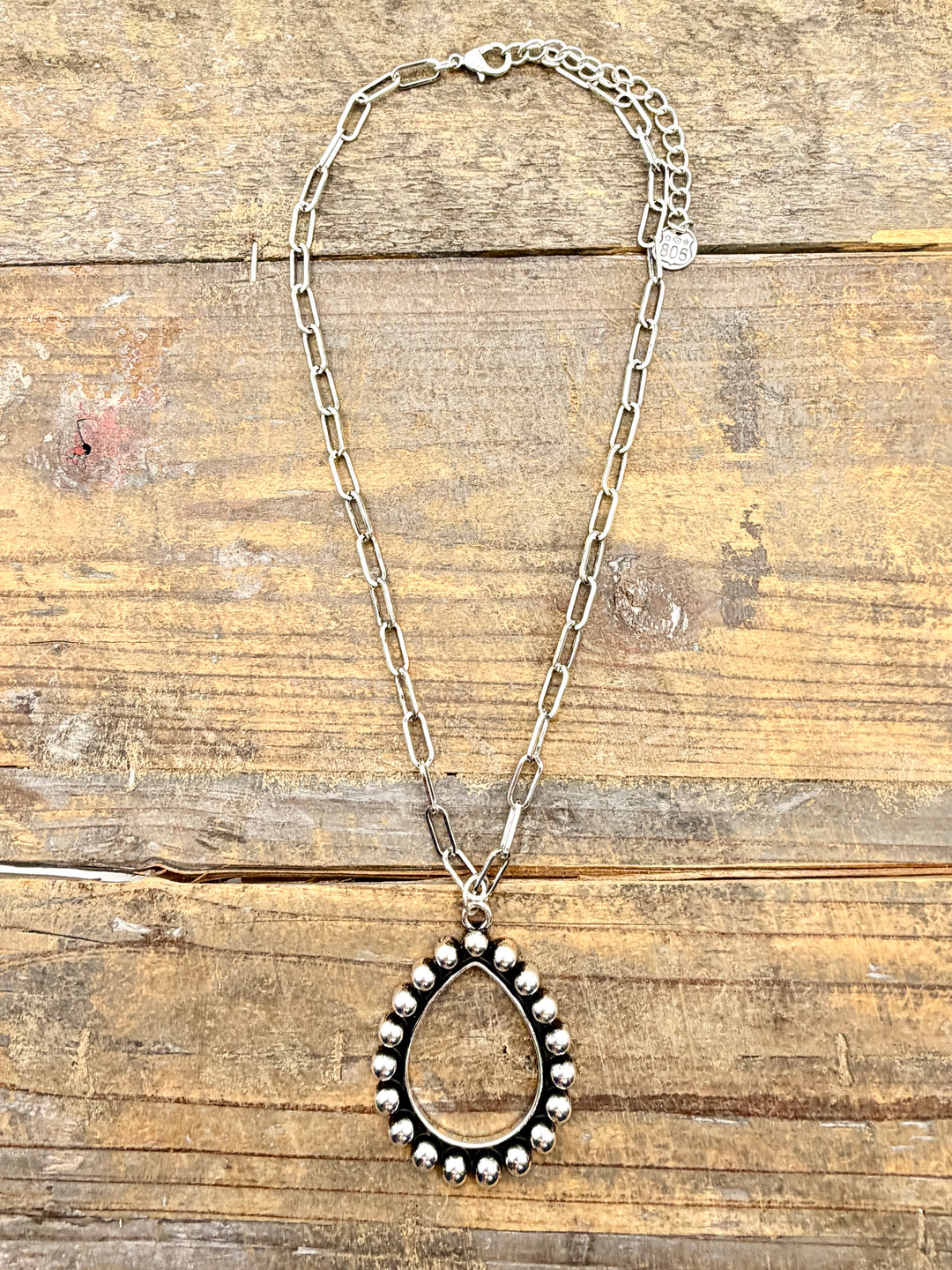 Erin Silver Pendant Necklace
