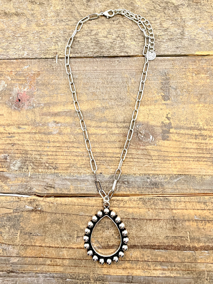 Erin Silver Pendant Necklace