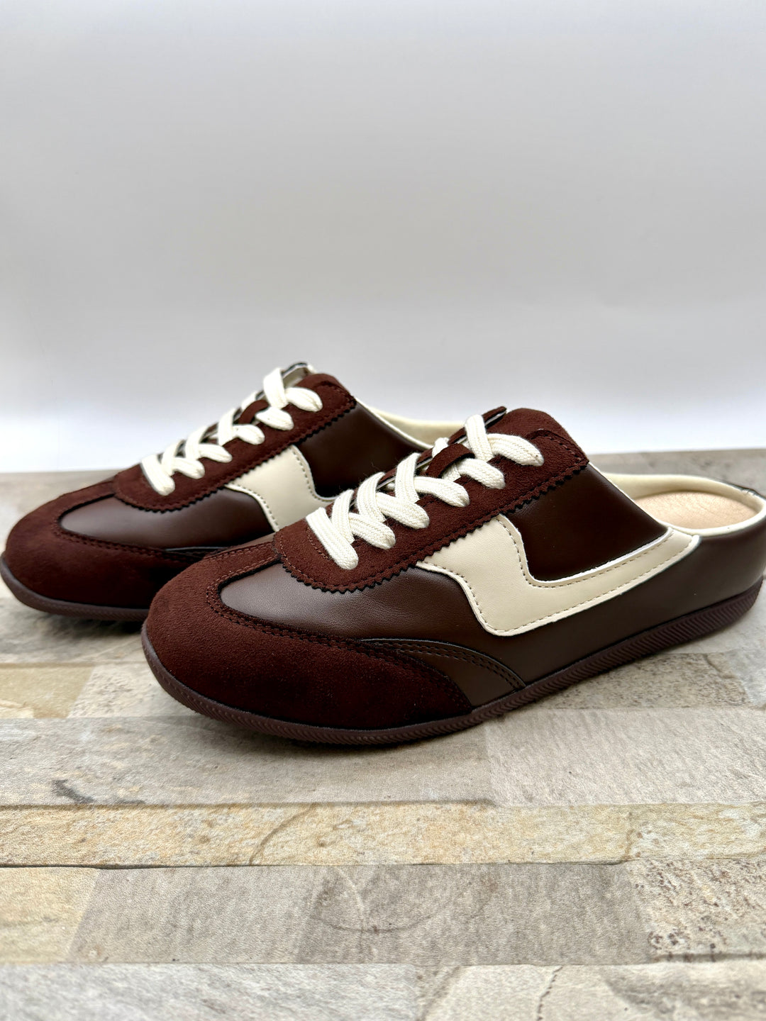 Mackay Sneaker Mule in Chocolate by SODA