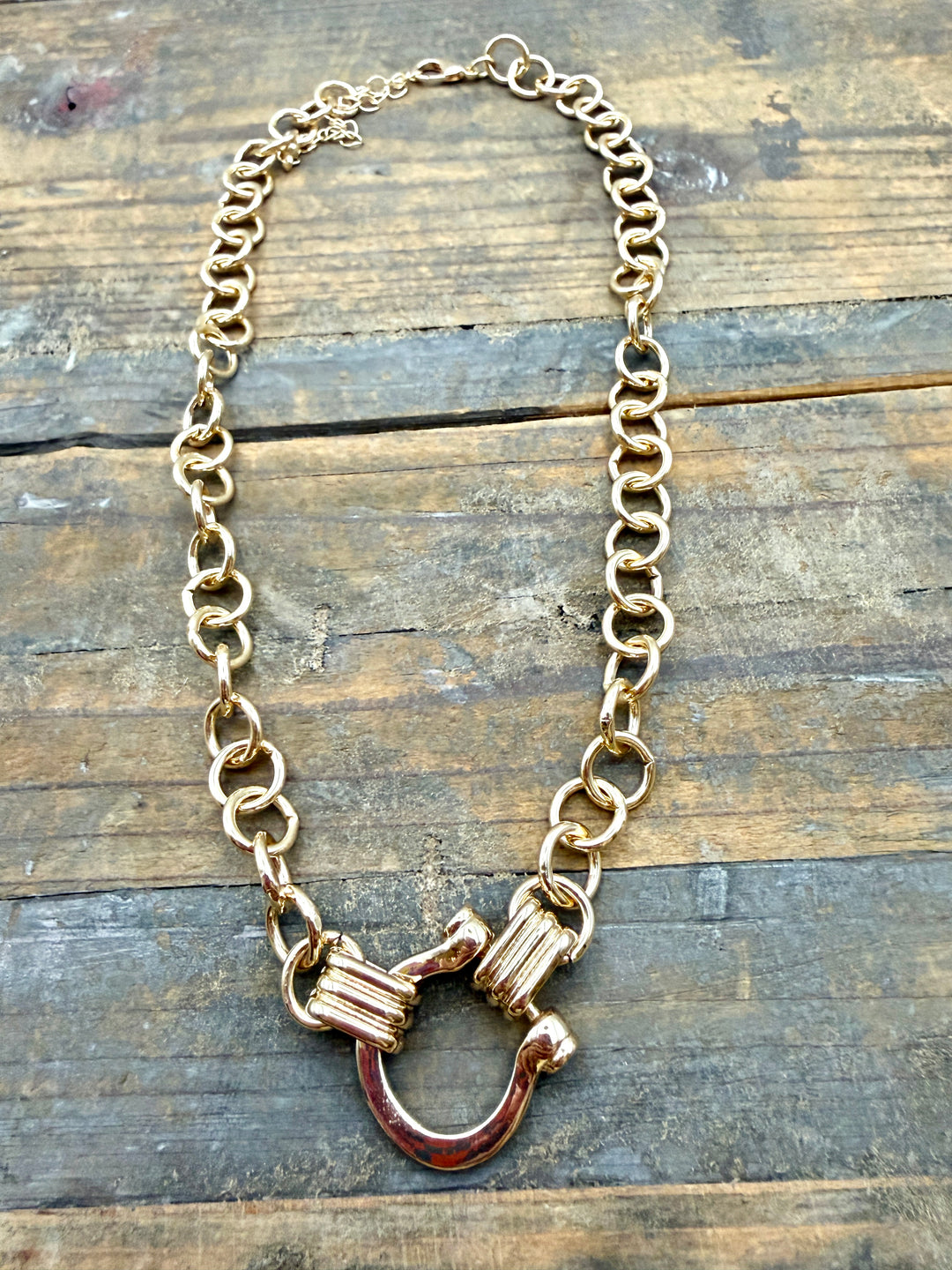 Equestrian Bit Inspired Necklace