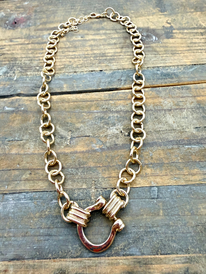 Equestrian Bit Inspired Necklace