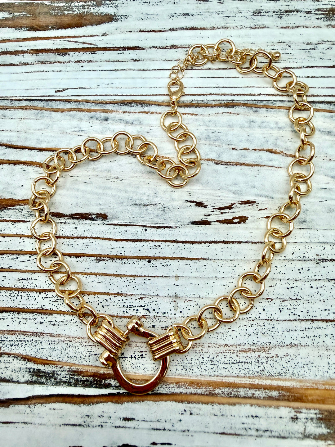 Equestrian Bit Inspired Necklace