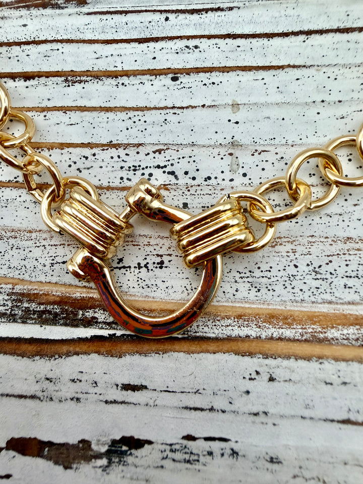 Equestrian Bit Inspired Necklace