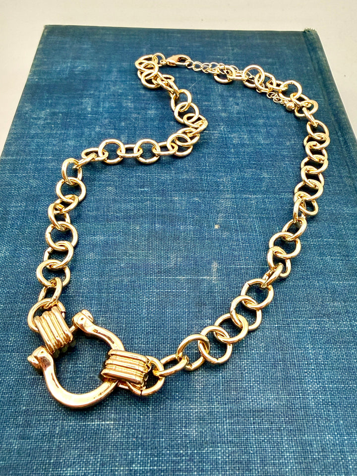 Equestrian Bit Inspired Necklace