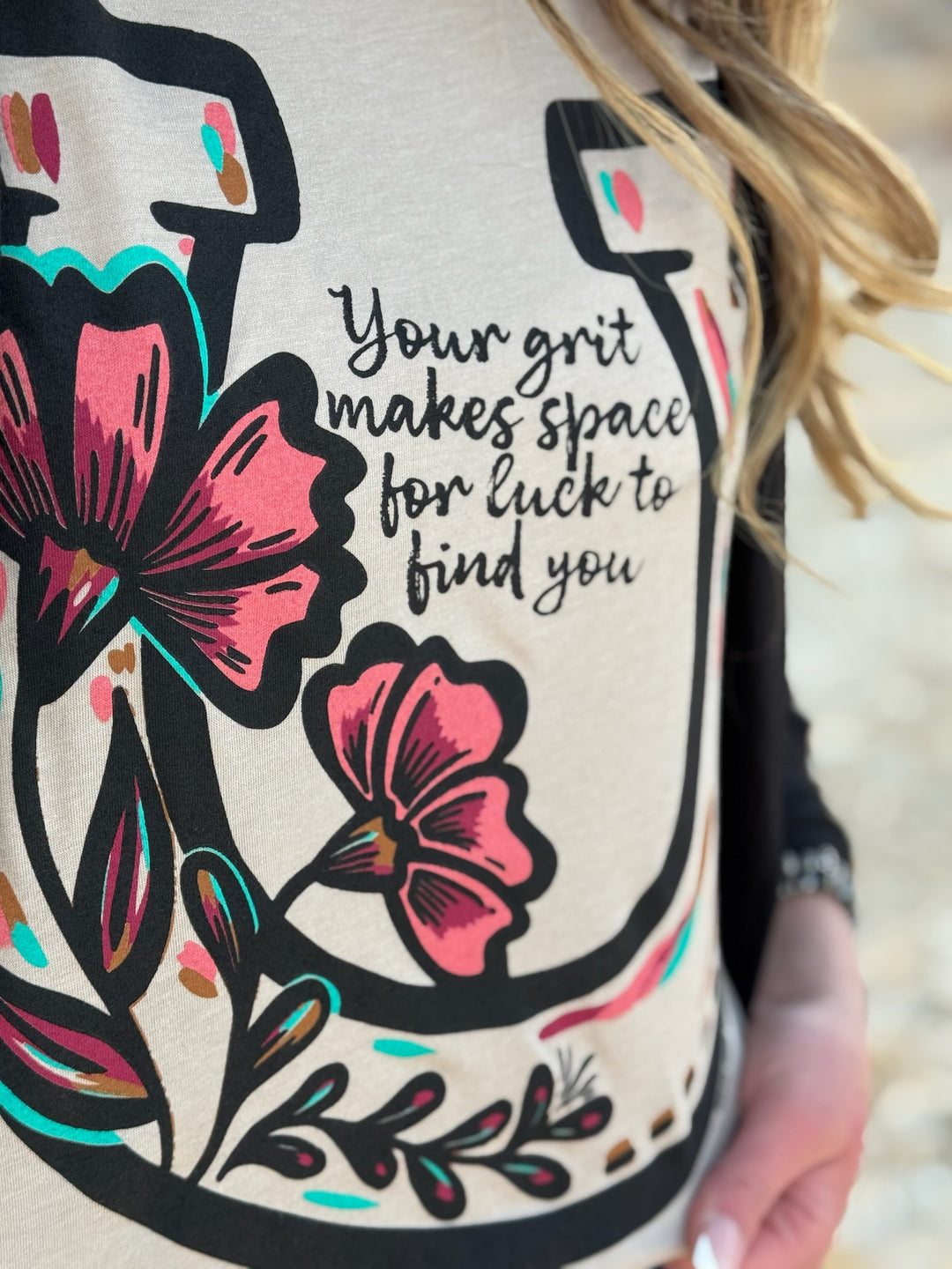 Lauren's Horseshoe Tee by Texas True Threads