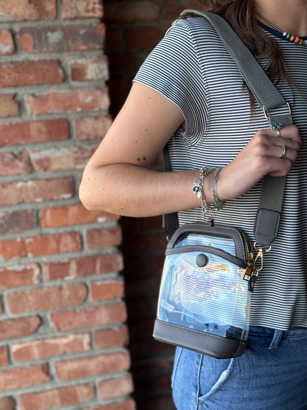 Carly Clear Mini Crossbody Bag