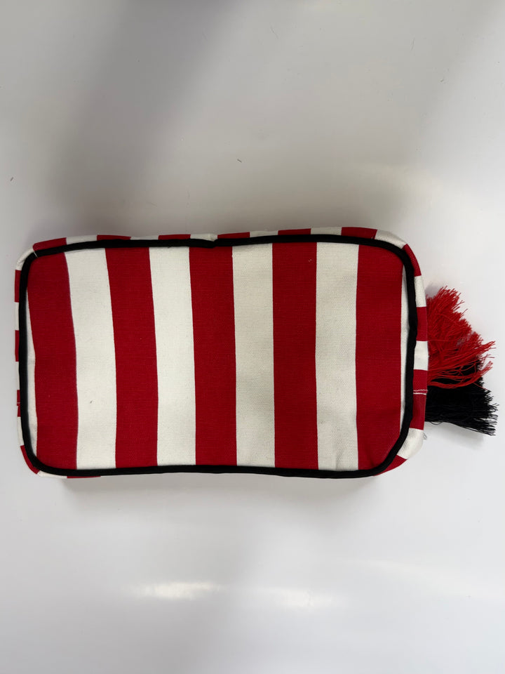 Team Stripe Cosmetic Bag