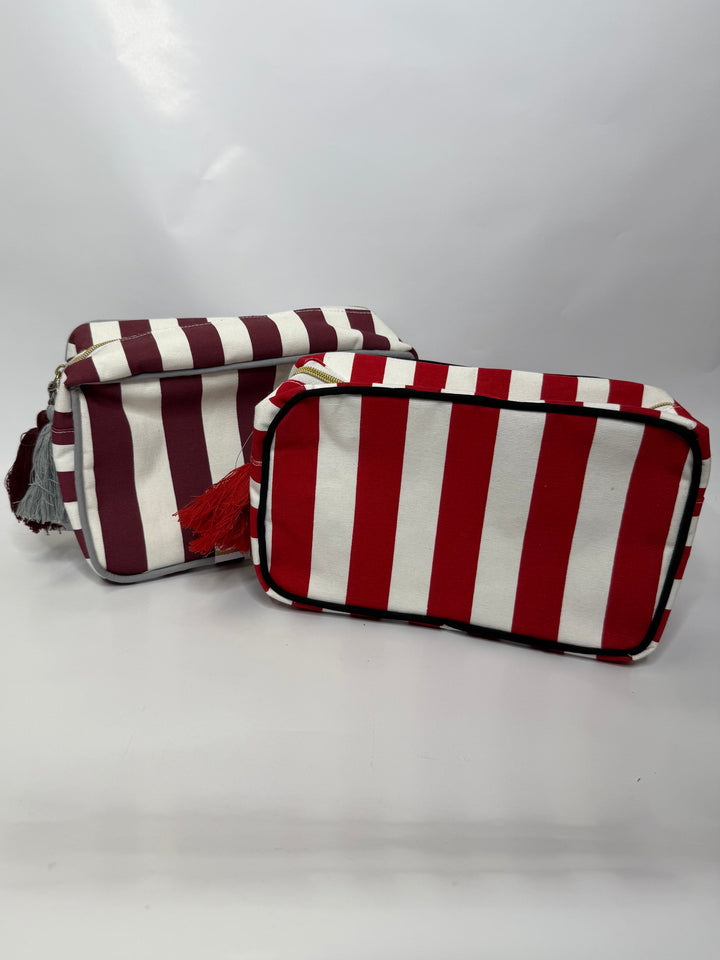 Team Stripe Cosmetic Bag