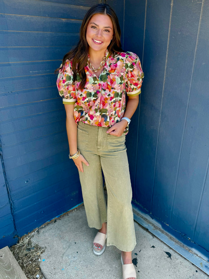 Boldly Blooming Blouse by THML