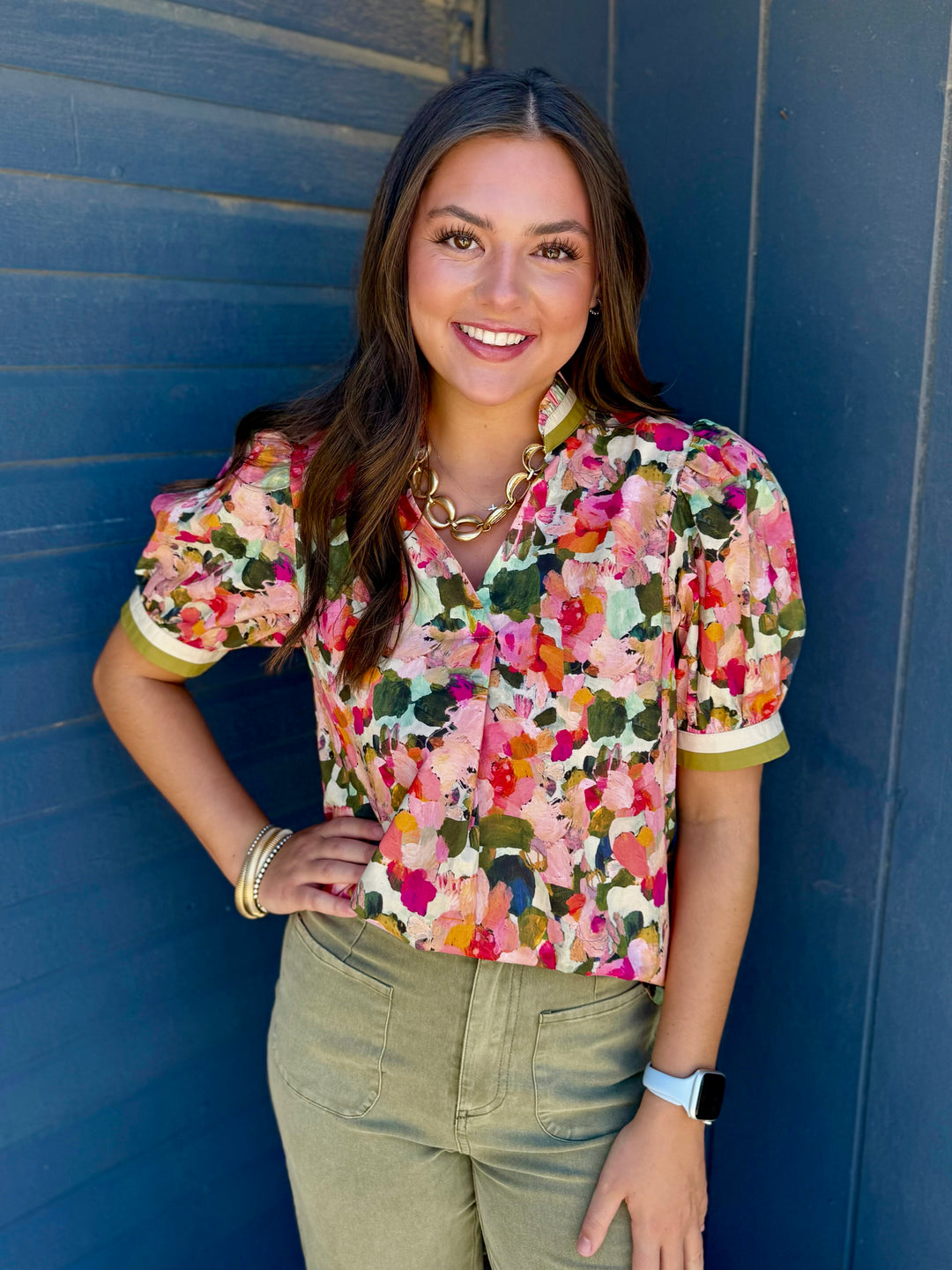 Boldly Blooming Blouse by THML