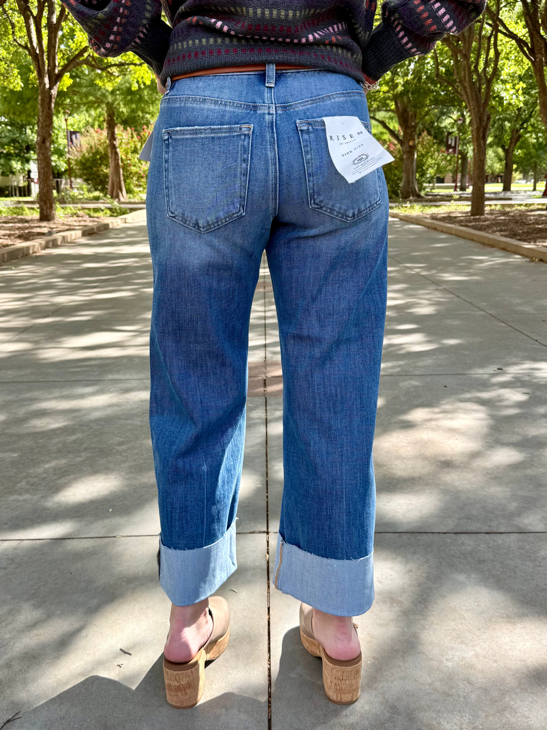Rachel Mid Rise Straight Leg Jean by Risen