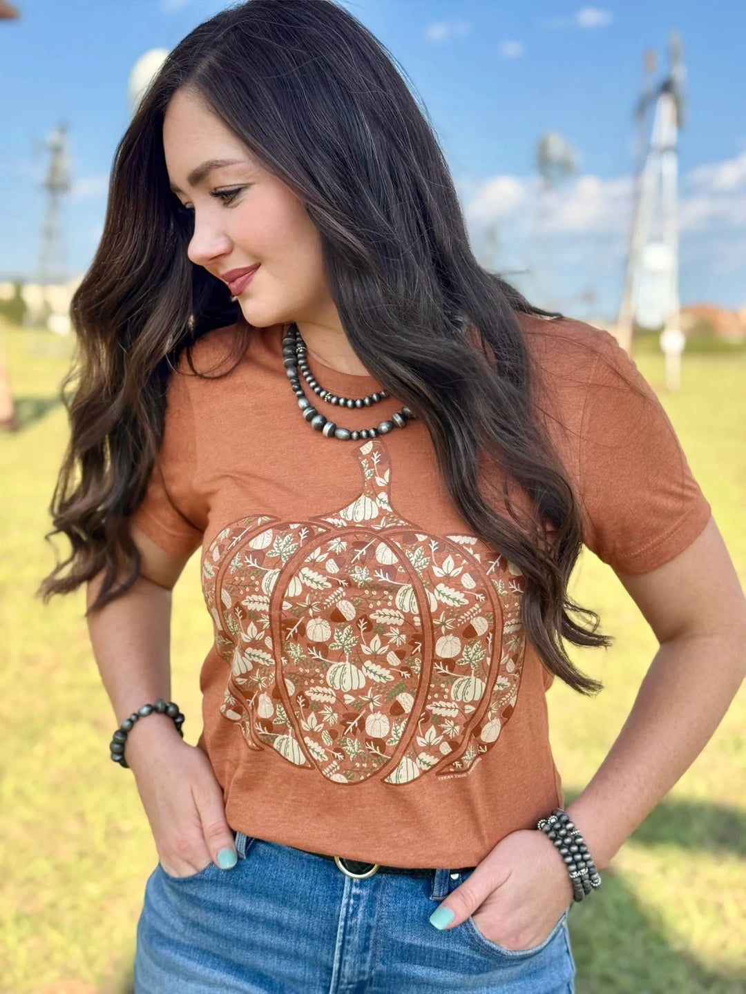 Isabel's Pumpkin Tee Texas True Threads
