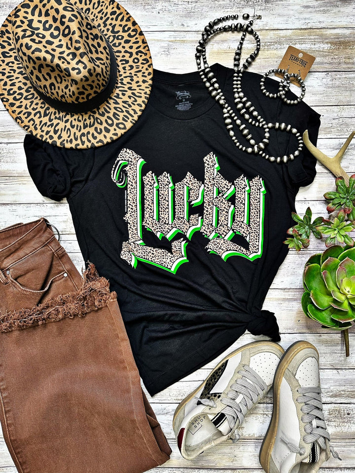 Baby Leopard Lucky Tee by Texas True Threads