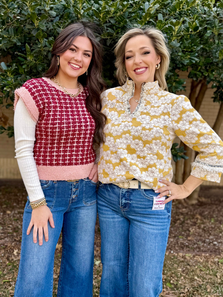 Blush Crush Sweater Vest