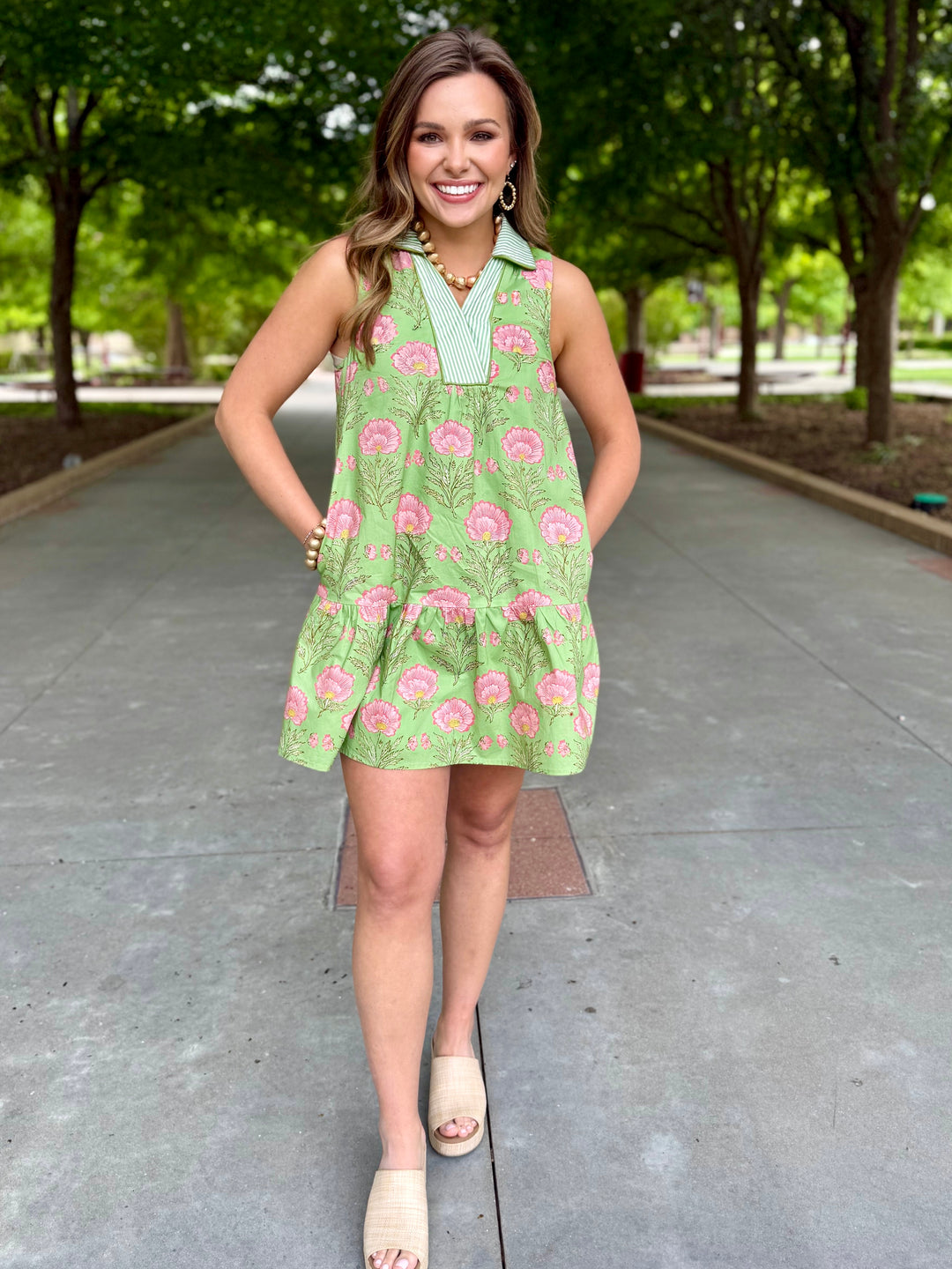Sunday Best Green V-Neck Dress Blessed Buffalo Boutique Sunday Best Green V-Neck Dress Blessed Buffalo Boutique