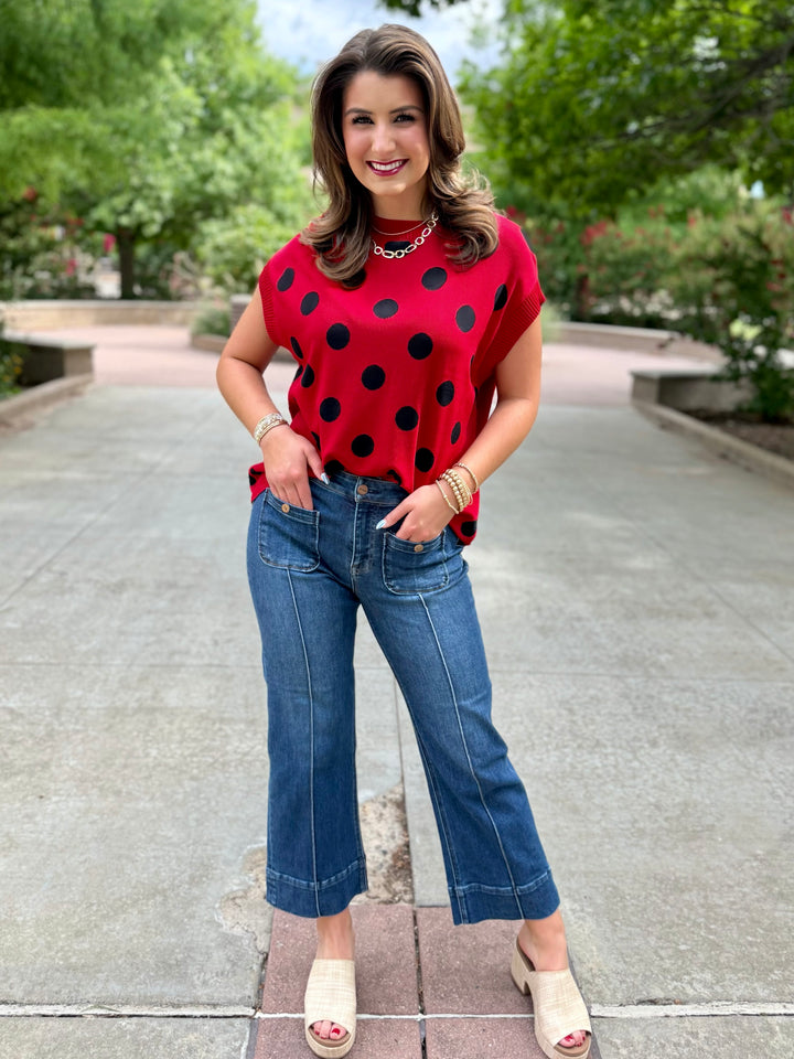 Home Team Polka Dot Sweater