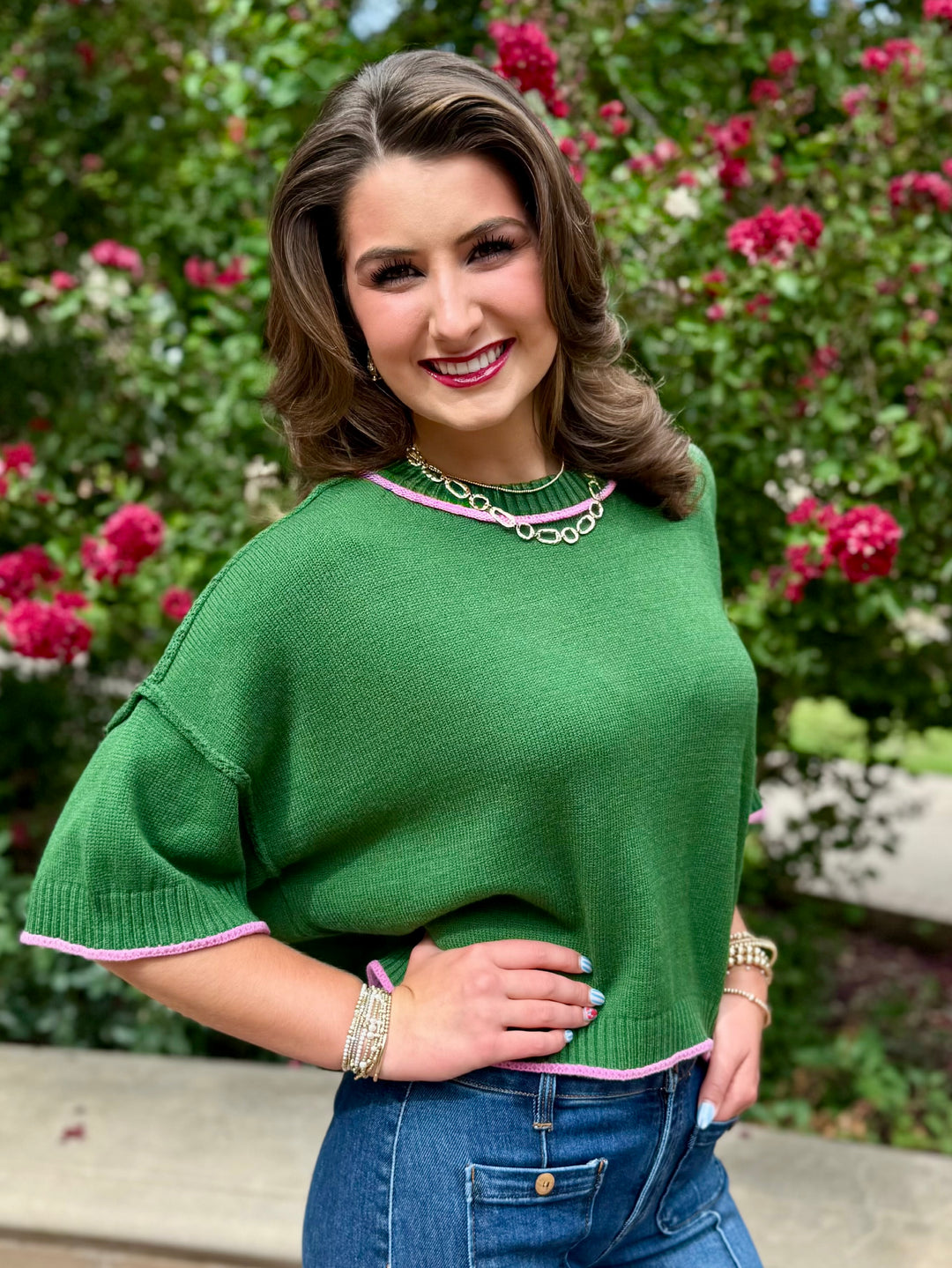 Grass is Greener Sweater