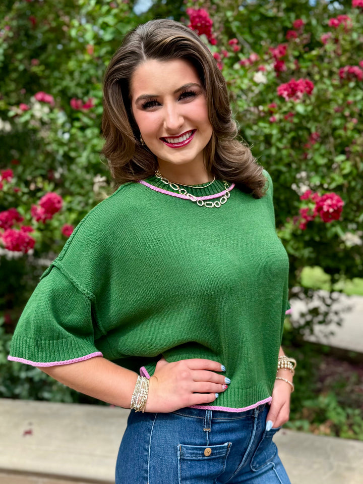 Grass is Greener Sweater
