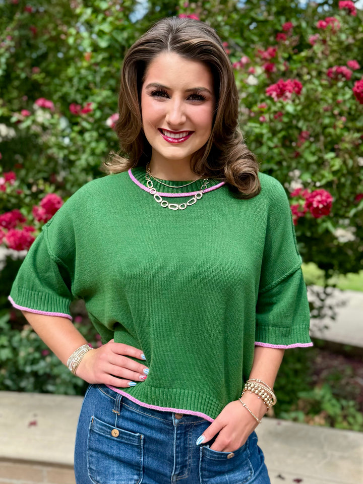 Grass is Greener Sweater