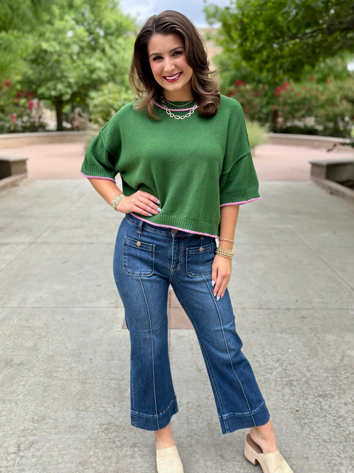 Grass is Greener Sweater