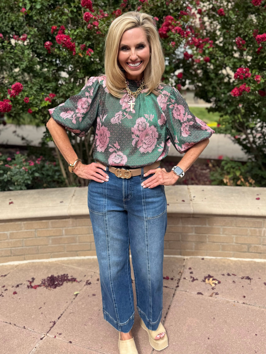 Blushing Beauty Floral Blouse