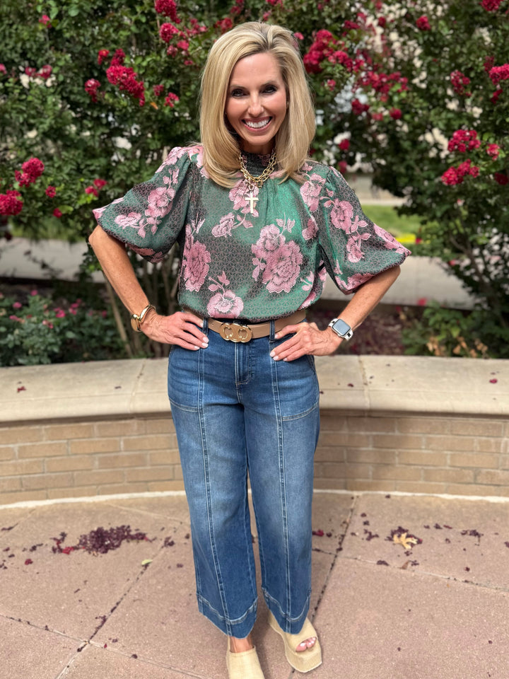 Blushing Beauty Floral Blouse