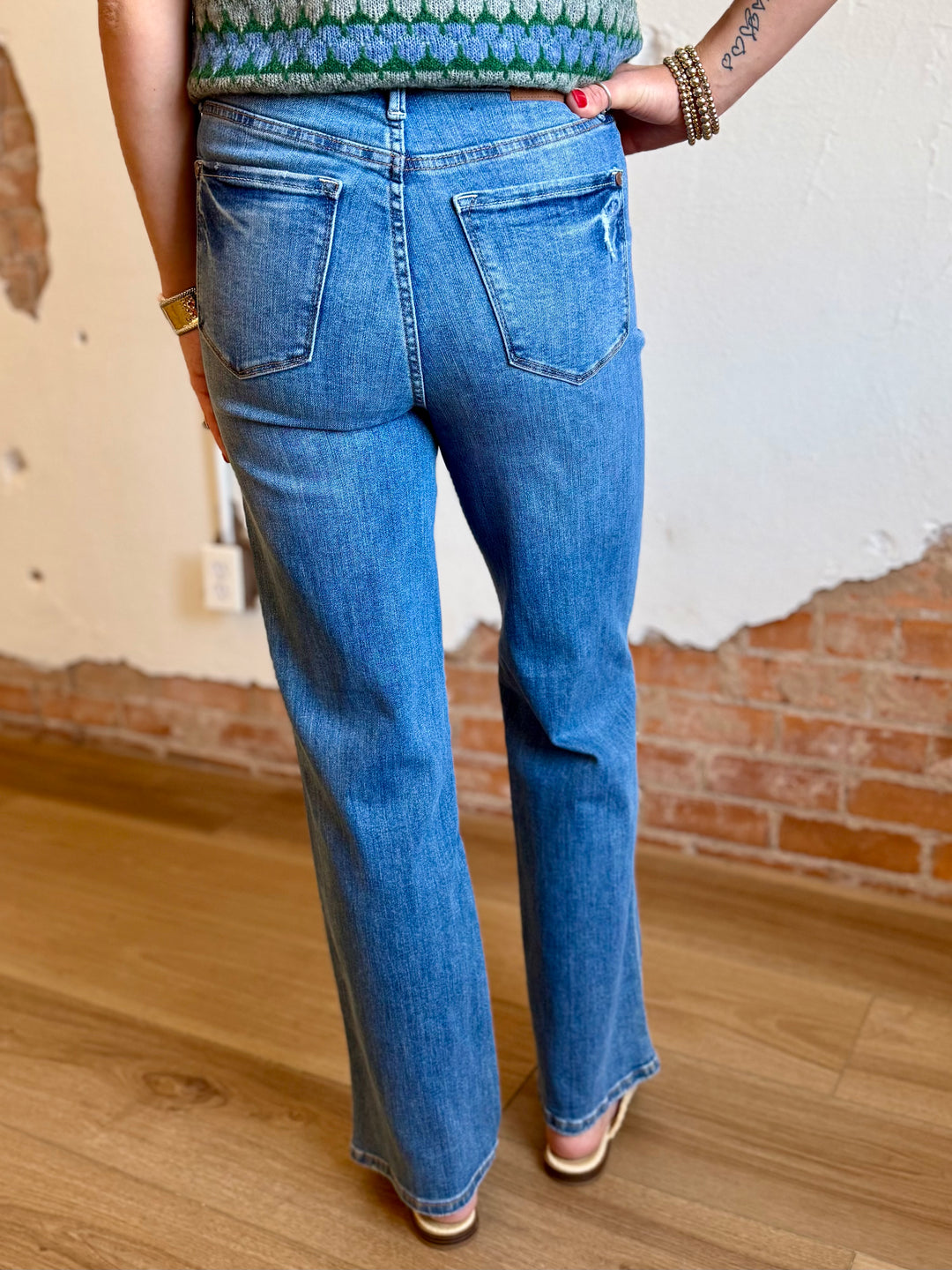 Greer Straight Leg Jean by Judy Blue