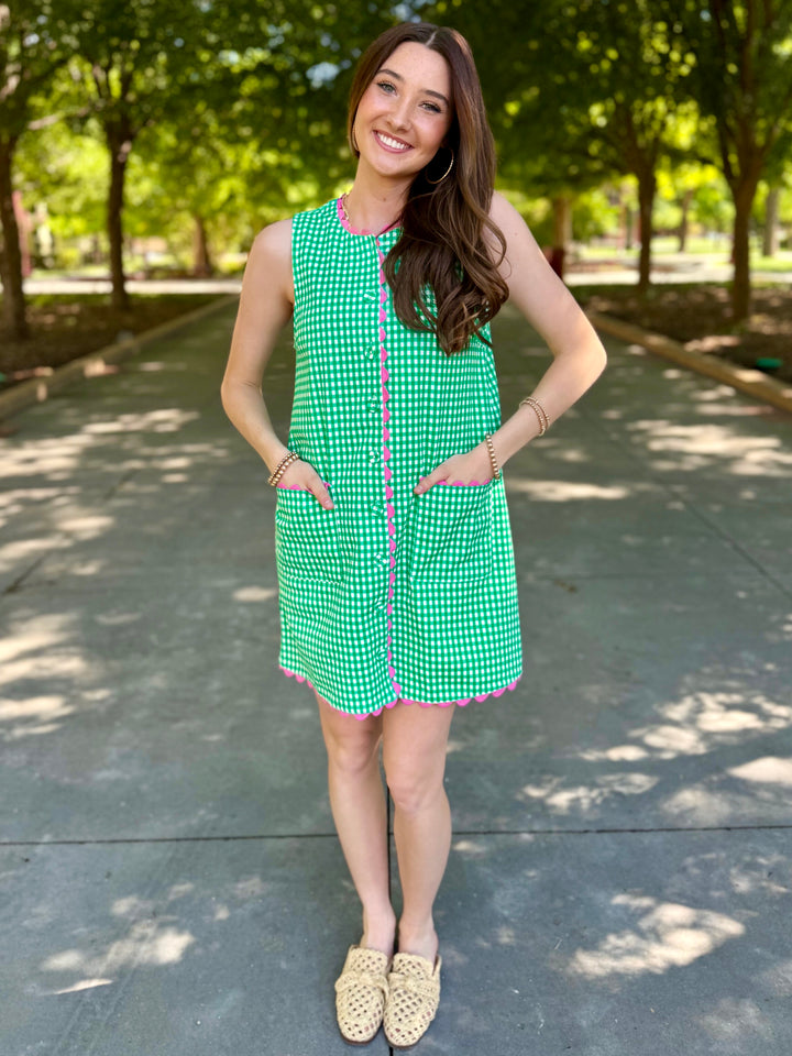 Southern Belle Green Dress