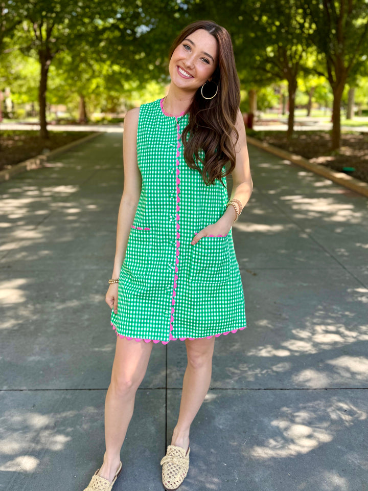Southern Belle Green Dress
