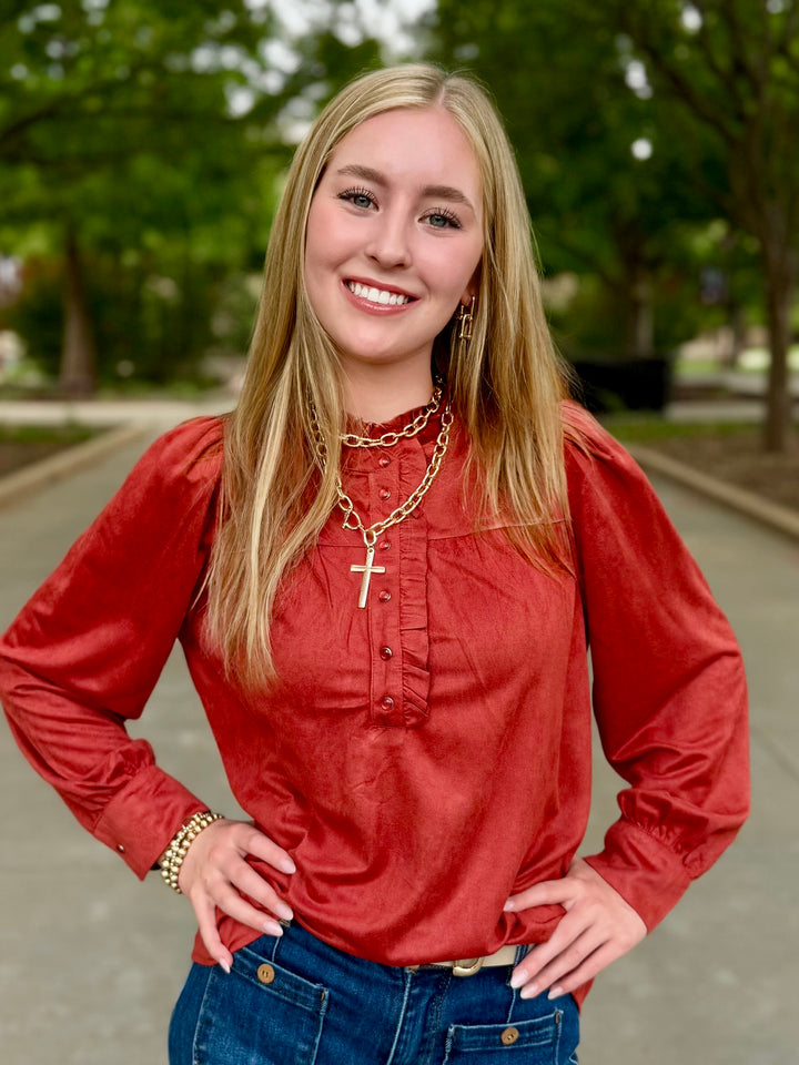 Suede State of Mind Blouse