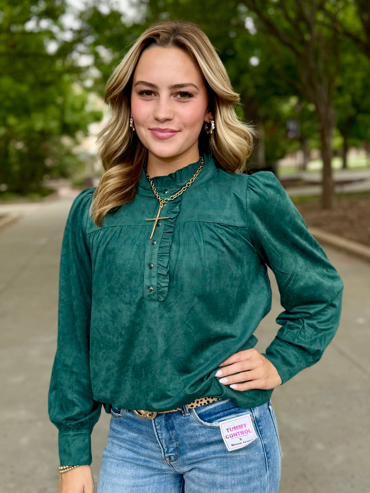 Suede State of Mind Blouse