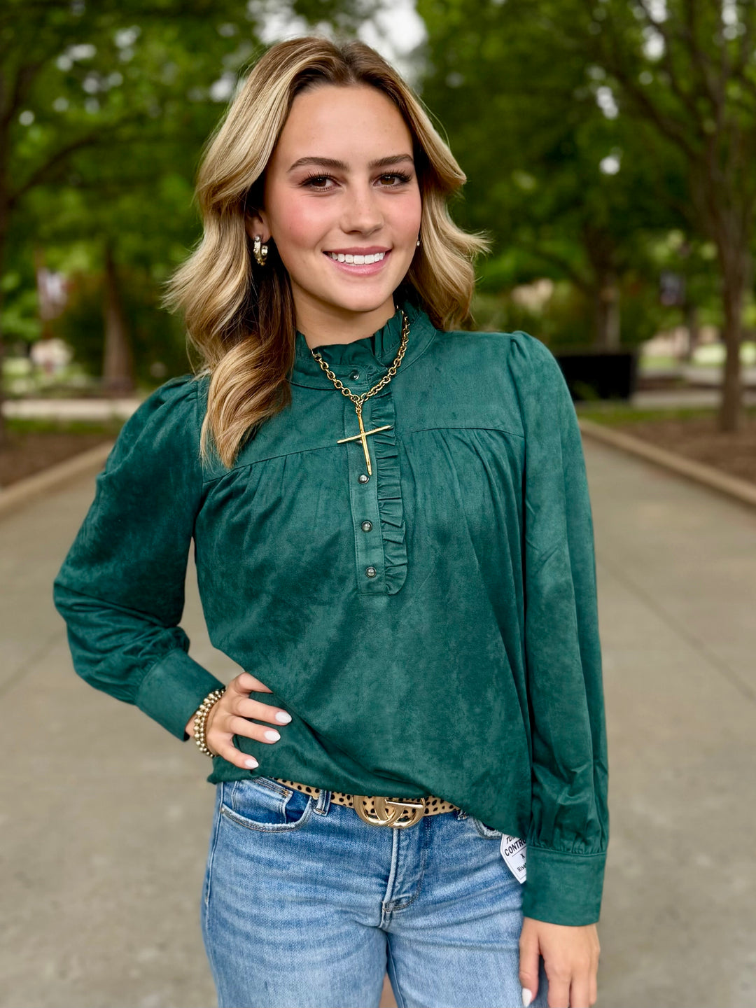 Suede State of Mind Blouse