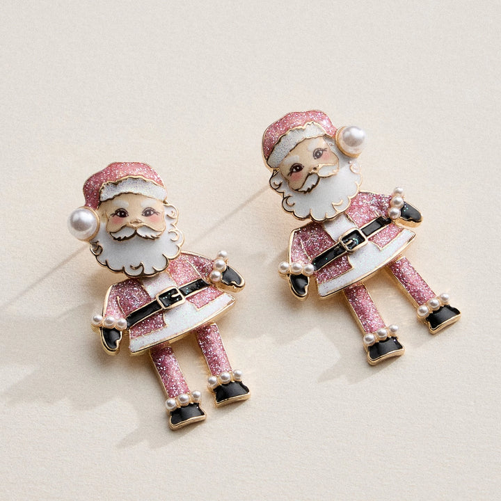 Silly Santa Earrings