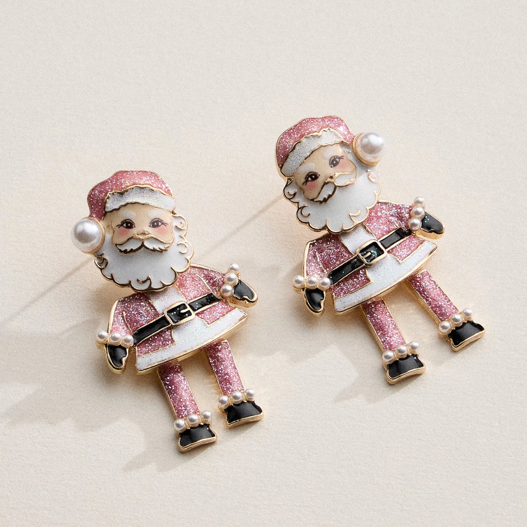 Silly Santa Earrings
